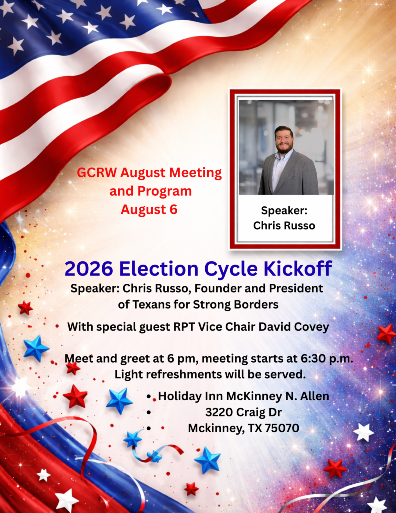 August 2026 meeting flyer